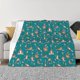 thumbnail image 1 of Fotbe Giraffes Doing Various Yoga Manta de Franela con Estampado, Manta Ultrasuave para Cama, Sofá, Auto, Hipoalergénica y Antibolitas-50"x40", 1 of 6