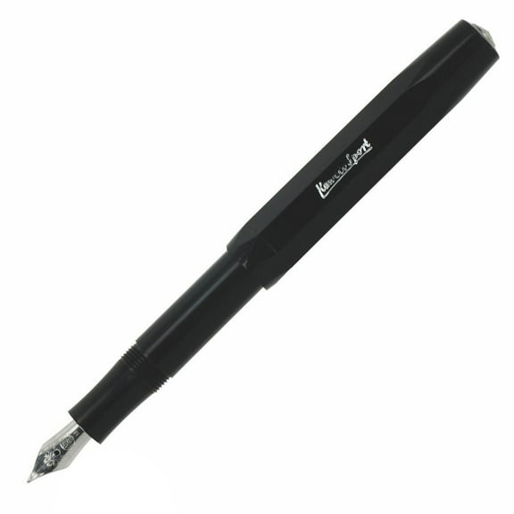 Kaweco 10000767 Skyline Sport Fountain Pen, Black, Fine