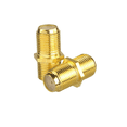 thumbnail image 4 of 5Pcs Coaxial Cable Connector, RG6 F-Type Gold Plated Adapter, 4 of 6