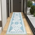 thumbnail image 5 of LOKHOM 2'x6' Blue Oriental Runner Rug Washable Non-Slip Vintage Rug for Hallway,Entryway,Kitchen, 5 of 8