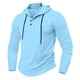 thumbnail image 1 of pstuiky camisas de manga larga para hombre, Sudadera informal de manga larga con cuello redondo y botones para hombre camisetas de hombre m, 1 of 4