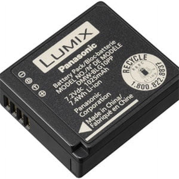 Panasonic DMW-BLG10 - Battery - Li-Ion - 1025 mAh - for Panasonic  DMW-BTC12; Lumix DC-TZ93, TZ95, TZ96, DMC-TZ82, ZS80; Lumix G DC-G100, G110