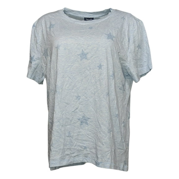 Splendid Women's Top Sz XL Reg Short Sleeve Camo Cotton Gray
