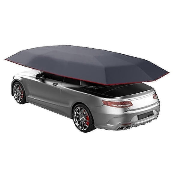Car Sun Shade Umbrella Cover Tent Cloth Uv Protect 4.2 X 2.1m