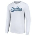 thumbnail image 2 of Men's Starter White Dallas Cowboys Tailsweep Long Sleeve T-Shirt, 2 of 3