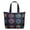 Cute, variant on Abstract Ornamental Mala Travel Duffel Boho Ethnic Chic Weekender Bag with Traditional Sacred Symbolic Pattern, Artistic Vintage Meditation Tote