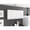 White, variant on Kitchen Wall Mounted Cabinet - 120, Four Doors, Two Cabinets, Solid Shelves White 120