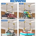 thumbnail image 5 of 2 Pack  Kayak Hoist for Garage Ceiling Storage, Heavy Duty Pulley System with 85 lbs Capacity for Lightweight Kayaks, Ladders, Bikes, Surfboards, 5 of 6