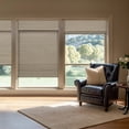 thumbnail image 4 of Keego Roman Shades for Windows Cordless Blackout Roman Window Shades Blinds 100% Natural Linen Hand-Made Roman Shade - Gray (with Lining, Block 40%-50% Light) - 43"W x 68"H, 4 of 7