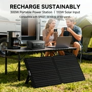 ALLPOWERS VOLIX P300 256Wh Portable Power Station, 300W AC Output, 100W USB-C, LiFePO4 Battery Solar Generator for Camping, RV, Travel, Home Backup & Emergency Use