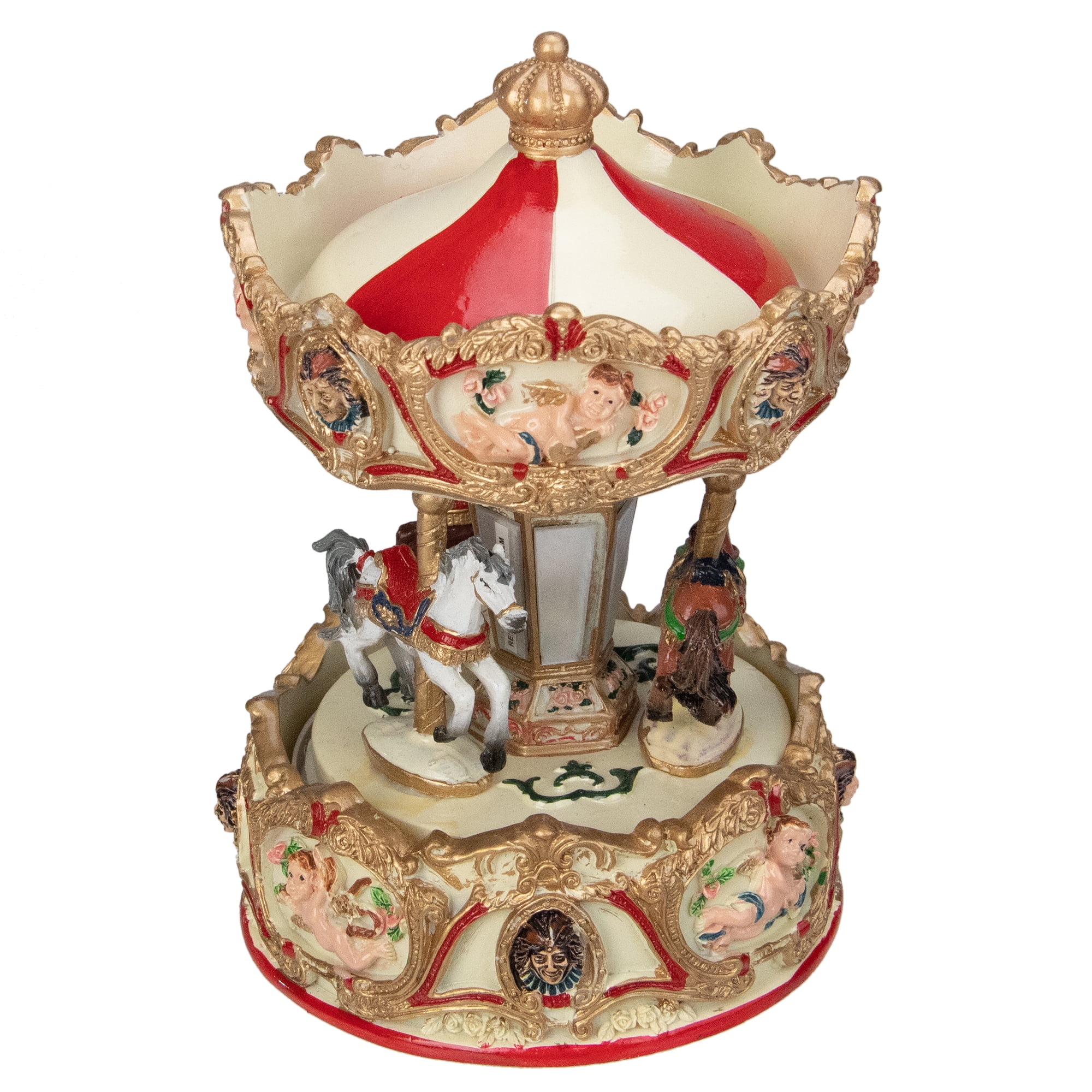Christmas Deluxe Christmas Carousel Holiday Decoration One Size Mr Multicolor