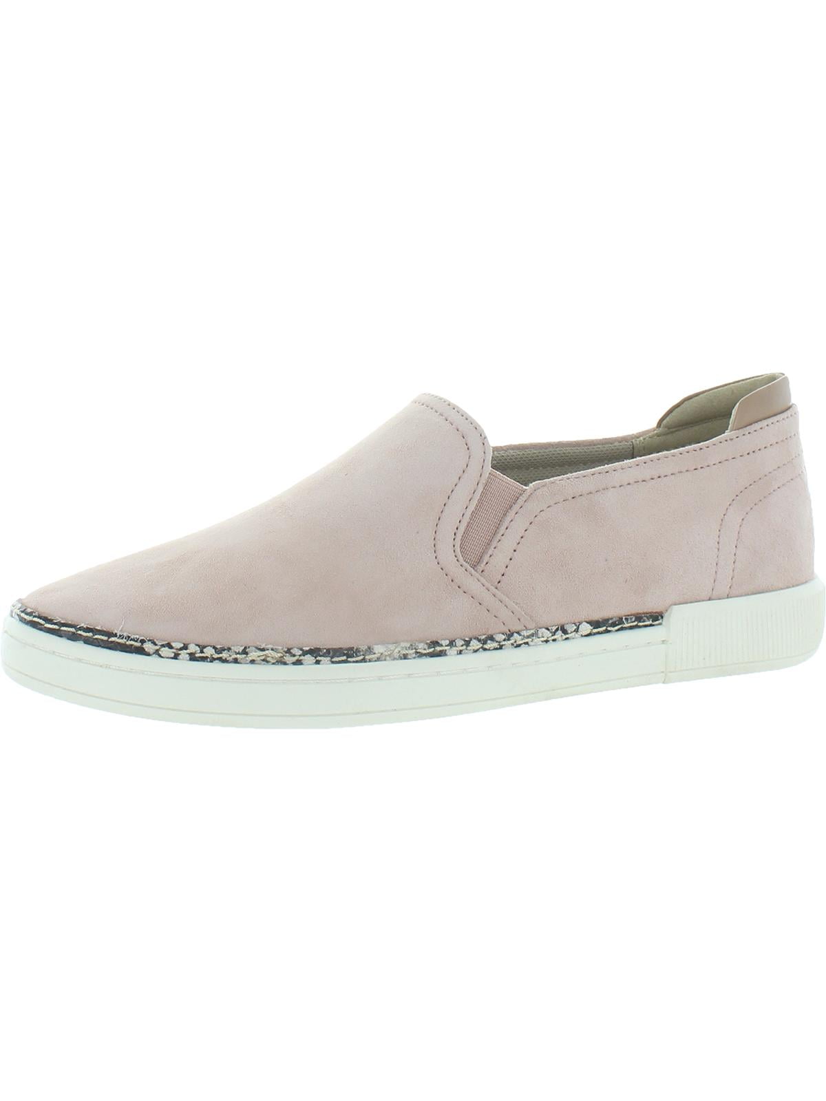 Naturalizer Womens Jade Suede On Slip-On Sneakers Pink Wide (C,D,W) -