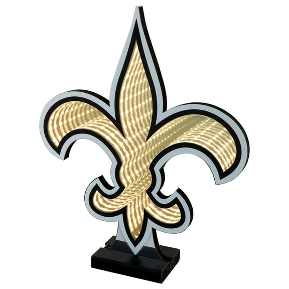 New Orleans Saints LED Infinity Logo Light