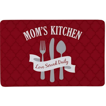 Green Bay Packers Floor Mat - Personalized Love Served Daily Doormat, Available in 3 Colors