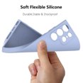 thumbnail image 3 of For Samsung Galaxy S23 FE 5G Phone Case, Ebizware Liquid Silicone Case Cover for Samsung Galaxy S23 FE 5G, Shockproof Full-Body Protective Case Cover with Microfiber Lining (Lavender), 3 of 8