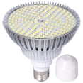 thumbnail image 1 of Bombilla de espectro completo de 184 LED para cultivo de plantas, CA 85-285 V, bombilla E27 de alta potencia., 1 of 8