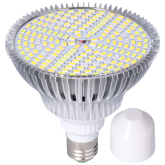 Bombilla de espectro completo de 184 LED para cultivo de plantas, CA 85-285 V, bombilla E27 de alta potencia.