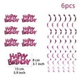 thumbnail image 3 of Pack of 6 Sturdy Practical Spirals Decors Beautiful Spirals Decoration For Birthday And Party Setting, 3 of 8