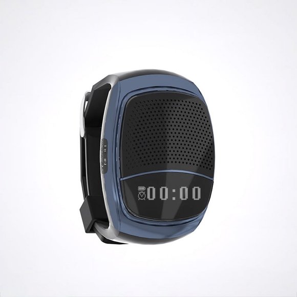 Reloj con altavoz Bluetooth inalámbrico para muñeca, mini estéreo para deportes al aire libre, pantalla inteligente, tarjeta portátil, radio