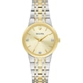 thumbnail image 1 of Bulova Modern Two-Tone Diamond Accent Ladies Watch, 1 of 3