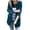 Blue, variant on Lindreshi Winter Coats for Women Medium Fashion Womens Button Winter Turndown Collar Solid Long Sleeve Outerwear