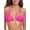 Hot Pink, variant on RELLECIGA Women's Black Triangle Bikini Top Swimsuit Swimwear Size Small