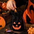 thumbnail image 4 of Halloween Treat Bags Featuring Drawstring Nonwoven Design, Halloween Candy Bags Bulk Set for Trick Or Treating and Party Favors, Reusable Small Gift Bags Drawstring for Holiday, 4 of 7