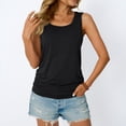 thumbnail image 4 of SUNBS 3 Packs Casual Tank Tops for Women Sleeveless Summer Tops Crewneck Plus Size Shirts, 4 of 8