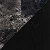 Black Faux Marble/Black