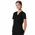 thumbnail image 1 of Blossom by Maevn Women's V-Neck 3 Pocket Solid Scrub Top, 1 of 1