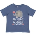 thumbnail image 3 of Inktastic My Aunt and Uncle Love Me Niece Nephew Elephant Boys or Girls Toddler T-Shirt, 3 of 5