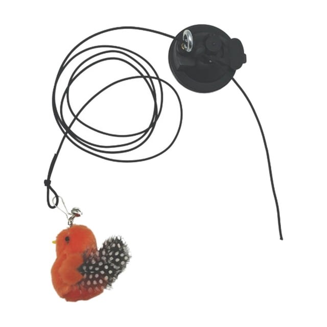 Juguetes de cuero para gatos Varita interactiva para rascar para gatos de interior que juegan F F