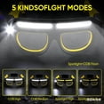 thumbnail image 3 of LED Headlight Glasses Rechargeable Headlight Glasses with Motion Sensor & Touch Control, Adjustable Safety Eyewear, 3 of 7