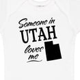 thumbnail image 4 of Inktastic Someone in Utah Loves Me Boys or Girls Baby Bodysuit, 4 of 5