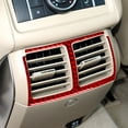 thumbnail image 4 of Real Bright Soft Car Interior Carbon Fiber Sticker DecorationFor Mercedes-Benz R320/350 Red Carbon Fiber Rear Center Air Vent CoverAuto Car Protection Interior Accessories, 4 of 8