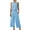 B-Sky Blue, variant on Sleeveless Linen Sets for Women Resort Casual Travel Vacation Outfits Women's Summer 2 Piece Outfits Sleeveless Tank Tops and Wide Leg Capris Pants Two Piece Matching Sets