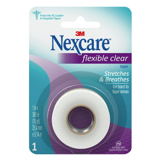 Nexcare™ Ruban Transparent Souple 771-CA, 1 in x 360 in (25,4 mm x 9,1 M), 1/Pack