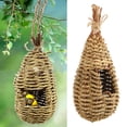 thumbnail image 4 of Grass Woven Bird , Safe Humming Bird Houses Decorative Breathable  For Outdoor For Patio, 4 of 8