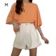 thumbnail image 1 of Pantalones cortos de cintura alta para mujer Pantalón corto suelto Pantalón corto de verano M AweSitey AP001723-18, 1 of 7