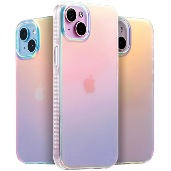 Funda LONLI Hue para iPhone 15, amortiguadora de golpes