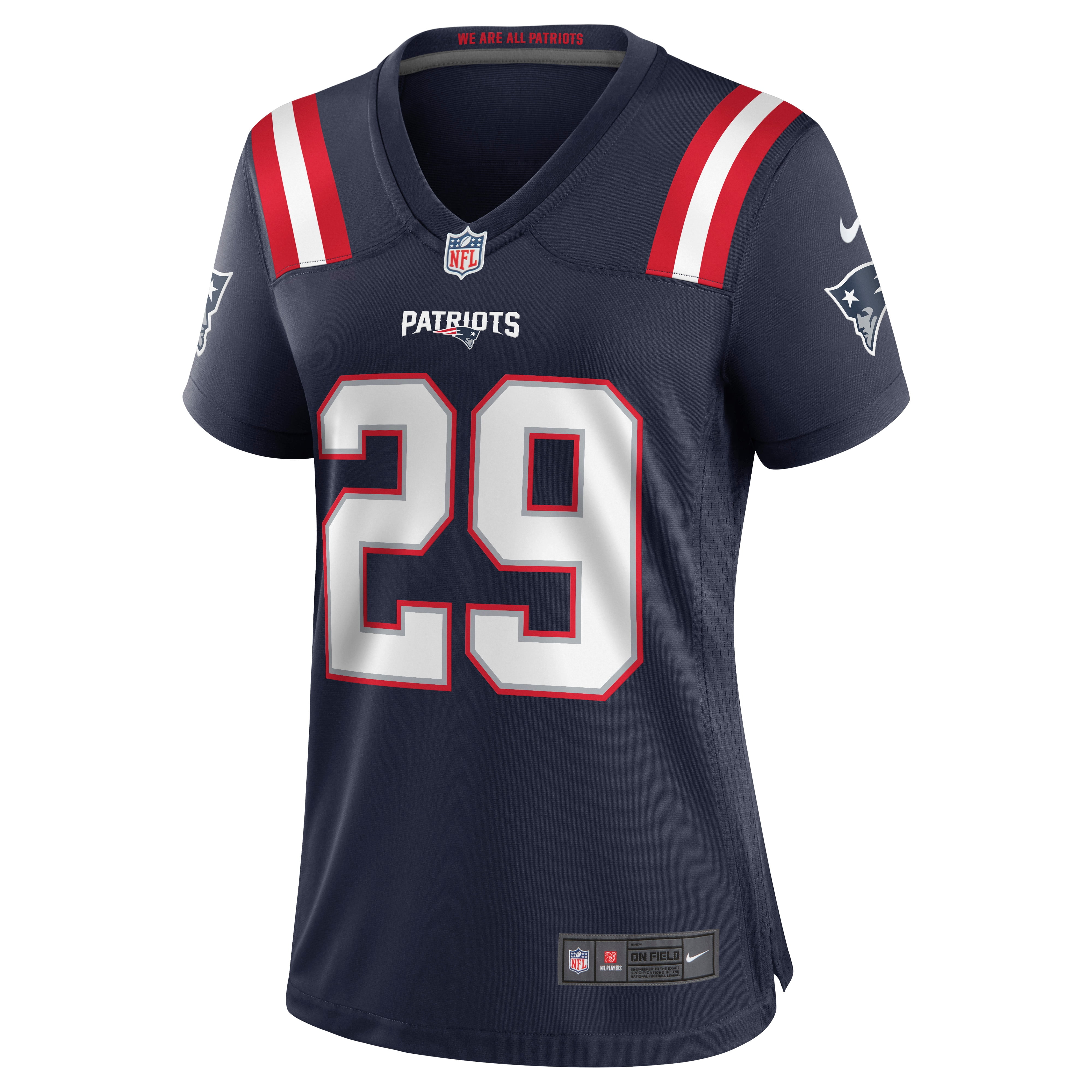 Justin Bethel New England Patriots Nike Women's Game Jersey - Navy