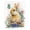 Watercolor Adorable Bunny, variant on High Precision Digital Kitchen Scale Tempered Glass Food Scale Multifunction Scale Small Kitchen Appliances Silver and Black Butterfly