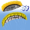 thumbnail image 2 of ZMKIAG Large Parachute Stunt Kite Beach Toys 98.43 inch/2.5 m, Camping & Hiking Perfect Trainer Kite Power to Your Children, Easy to Fly and Convenient to Use, 2 of 8