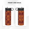thumbnail image 3 of Bingfone fall Maple Print 18oz Sports Insulated Kettle With Straw, Leakproof & BPA Free, Drinking Sports Water Bottle for Fitness, Gym & Outdoor, 3 of 8
