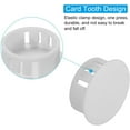 thumbnail image 4 of czcpp-25mm (1 Pouces) Bouchons de Trou en Plastique, 60 Pcs Tube de Verrouillage Rond Blanc pour Table Armoire Meubles, 4 of 4