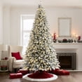 thumbnail image 2 of Holiday Time 9' Pre-lit Flocked Frisco Pine Christmas Tree, Green, 2 of 7