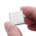 thumbnail image 2 of Super Strong Neodymium Magnets, 20x10x2 mm, 40-Pack for Fridge & DIY Projects, Rare Earth Rectangular Magnets, 2 of 5