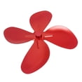 thumbnail image 4 of Aspas de ventilador para estufas, aspas de ventilador para hogar alimentadas por calor, repuestos de circulación de aire caliente, repuesto de aspas rojo, 4 of 8