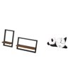 thumbnail image 1 of Estantes de pared para almacenamiento,Estantes flotantes de madera Estantes de pared de madera,Estantes de pared para almacenamiento y exhibición,Reloj de pared,Reloj de pared de, 1 of 8