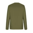 thumbnail image 5 of Brglopf Sweatshirts for Womens Plus Size Casual Long Sleeve Crewneck Hoodie Fall Solid Color Lightweight Pullover Loose Tops Army Green 5XL, 5 of 5